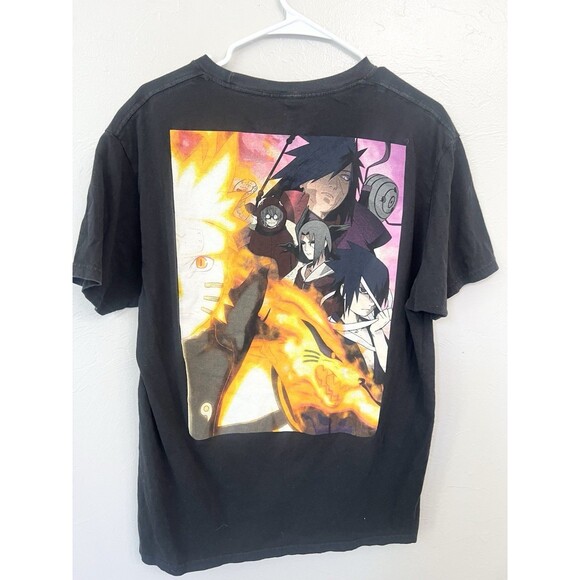 Naruto War Madara Tobi Itachi Sasuke Shirt Large Vintage Y2K Anime - Picture 3 of 5